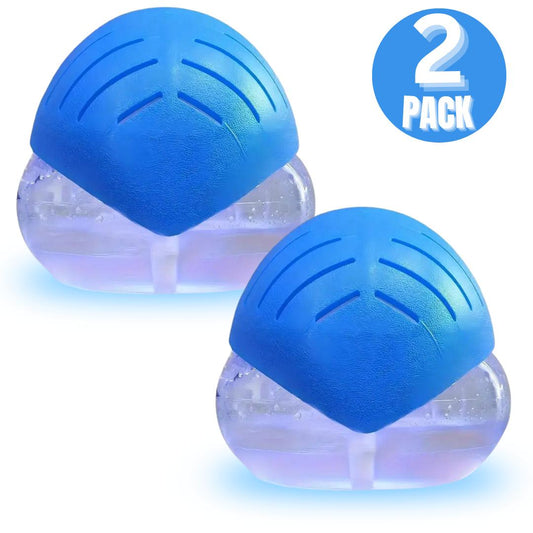 2 Pack Air Purifier with LED Lights for Bedroom, Humidifier Room Appliances, Water Filter Air Purifier for Home, Aroma Diffuser with LED Lights - Blue